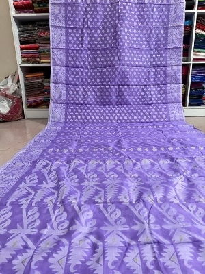 Picture of হাফ সিল্ক তাঁত জামদানি শাড়ী / Half-Silk Tant Jamdani Saree