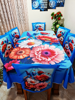 Buy china-premium-3d-print-table-cloth-set-bk-7503 at Best Price In Bangladesh