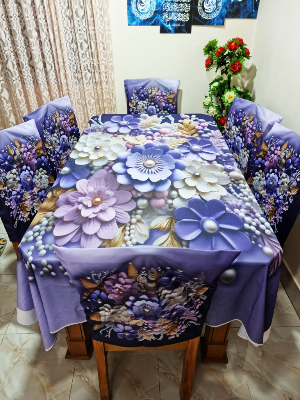 Buy china-premium-3d-print-table-cloth-set-bk-7506 at Best Price In Bangladesh