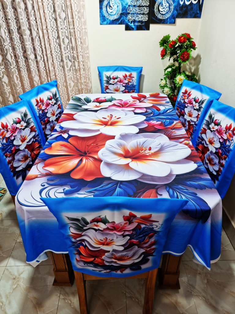 Buy china-premium-3d-print-table-cloth-set-bk-7508 at Best Price In Bangladesh
