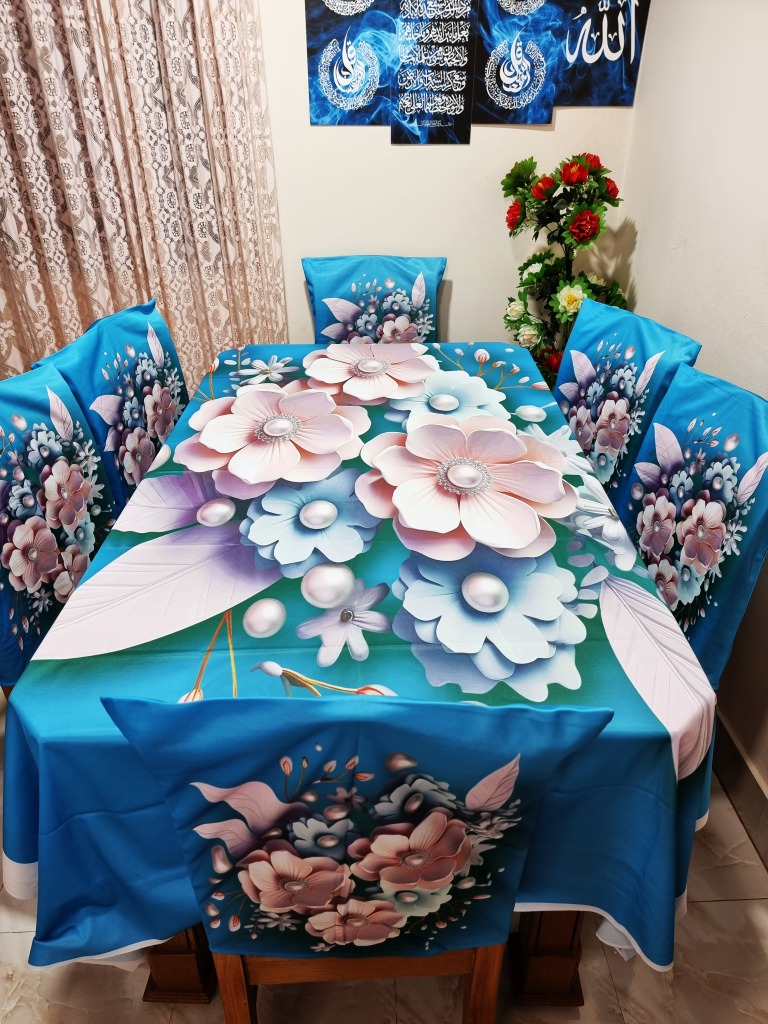 Buy china-premium-3d-print-table-cloth-set-bk-7511 at Best Price In Bangladesh