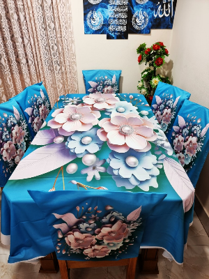 Buy china-premium-3d-print-table-cloth-set-bk-7511 at Best Price In Bangladesh