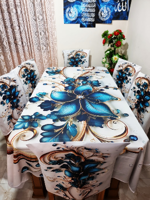 Buy china-premium-3d-print-table-cloth-set-bk-7512 at Best Price In Bangladesh