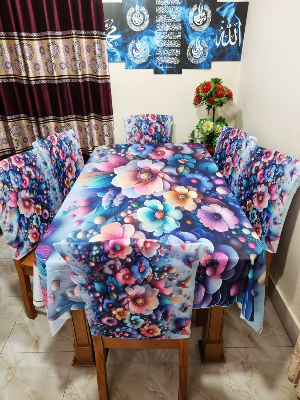 Buy china-premium-3d-print-table-cloth-set-bk-7513 at Best Price In Bangladesh