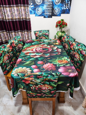 Buy china-premium-3d-print-table-cloth-set-bk-7516 at Best Price In Bangladesh