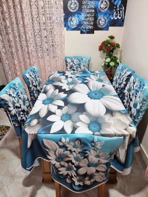 Buy china-premium-3d-print-table-cloth-set-bk-7529 at Best Price In Bangladesh