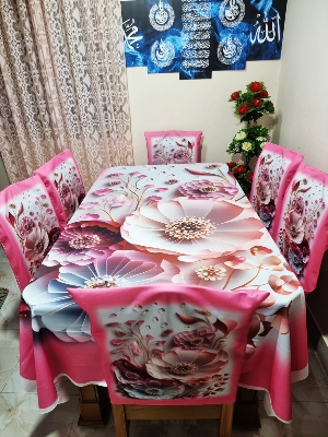 Buy china-premium-3d-print-table-cloth-set-bk-7540 at Best Price In Bangladesh