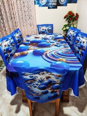 Buy china-premium-3d-print-table-cloth-set-bk-7541 at Best Price In Bangladesh