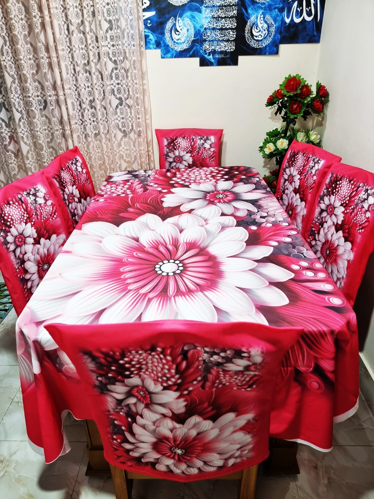 Buy china-premium-3d-print-table-cloth-set-bk-7546 at Best Price In Bangladesh