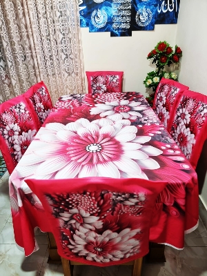Buy china-premium-3d-print-table-cloth-set-bk-7546 at Best Price In Bangladesh