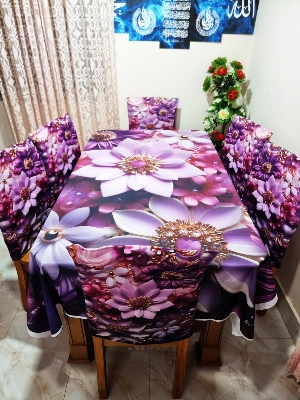 Buy china-premium-3d-print-table-cloth-set-bk-7548 at Best Price In Bangladesh