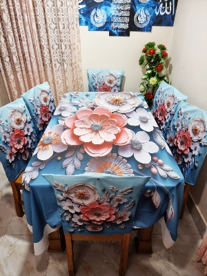 Buy china-premium-3d-print-table-cloth-set-bk-7549 at Best Price In Bangladesh