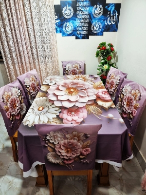 Buy china-premium-3d-print-table-cloth-set-bk-7550 at Best Price In Bangladesh