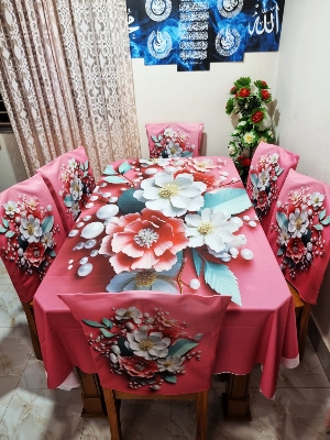 Buy china-premium-3d-print-table-cloth-set-bk-7551 at Best Price In Bangladesh