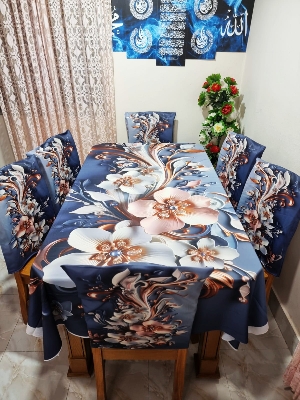Buy china-premium-3d-print-table-cloth-set-bk-7556 at Best Price In Bangladesh