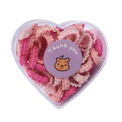 Cute Heart box MultiColor Rubber Bands for Girls