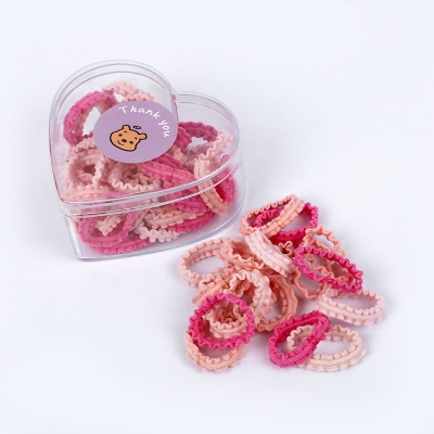 Cute Heart box MultiColor Rubber Bands for Girls