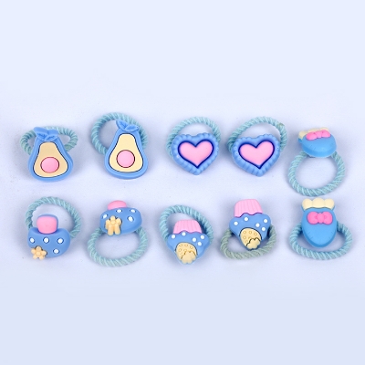 Buy 10 pcs Colorful Elastic Hair Rubber Band at Best Price In Bangladesh