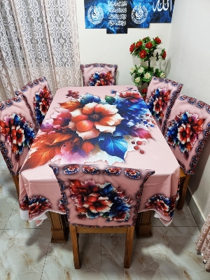 Buy china-premium-3d-print-table-cloth-set-bk-7561 at Best Price In Bangladesh