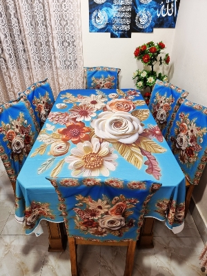 Buy china-premium-3d-print-table-cloth-set-bk-7568 at Best Price In Bangladesh