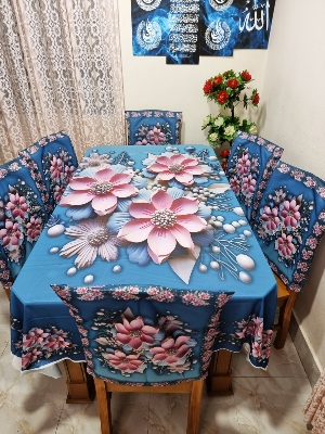 Buy china-premium-3d-print-table-cloth-set-bk-7571 at Best Price In Bangladesh
