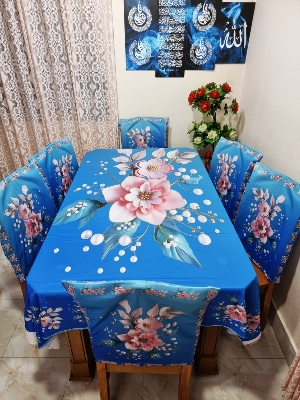 Buy china-premium-3d-print-table-cloth-set-bk-7576 at Best Price In Bangladesh