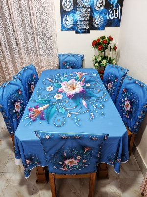 Buy china-premium-3d-print-table-cloth-set-bk-7578 at Best Price In Bangladesh