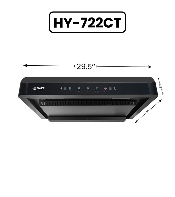Buy Gazi Kitchen Hood Slim Type HY-722CT Online at Best Price