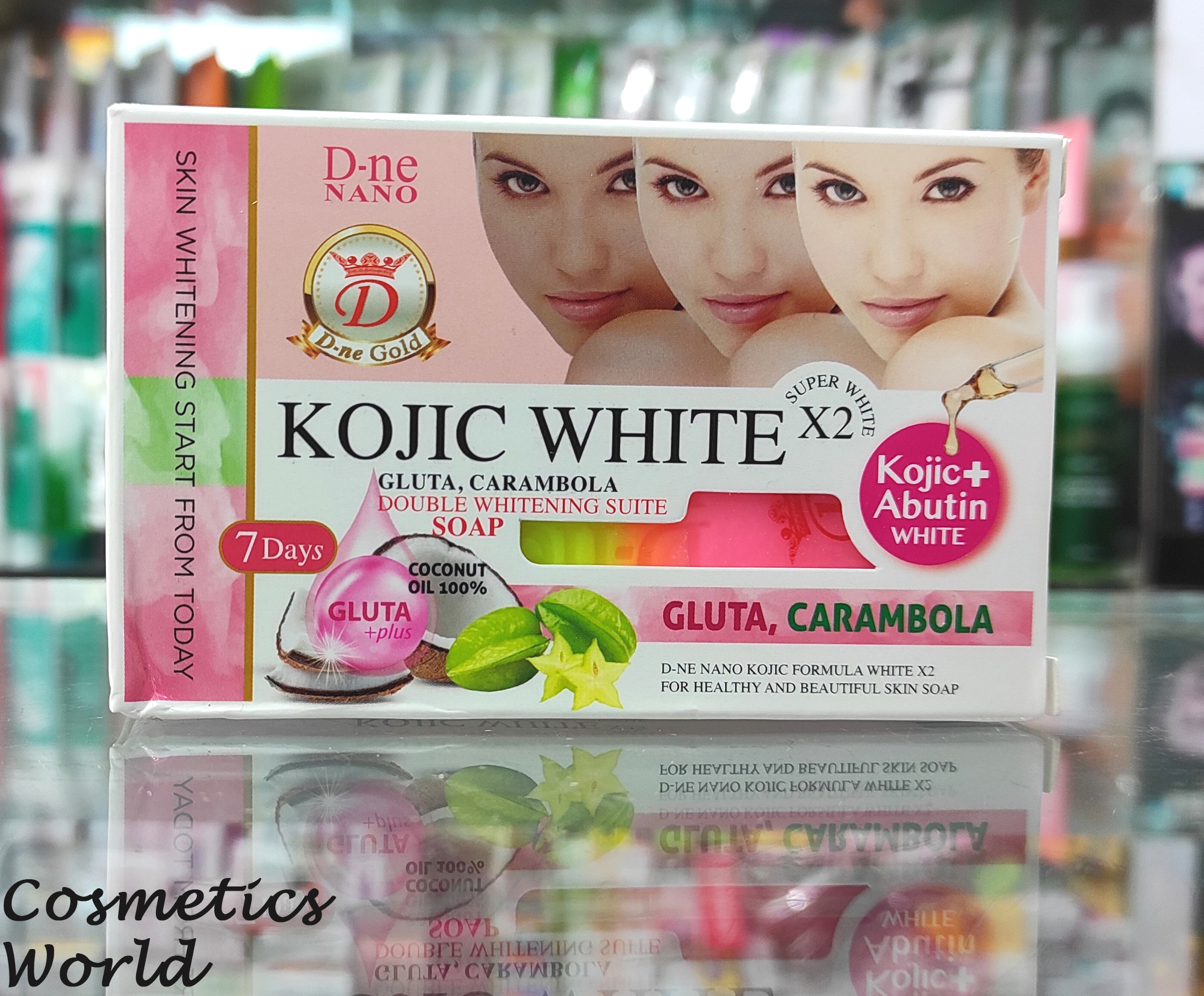 Buy  D - Ne Nano Kojic White 2x Gluta Arbutin Double Whitening Soap - 160g (Thailand) at Best Prices in Bangladesh