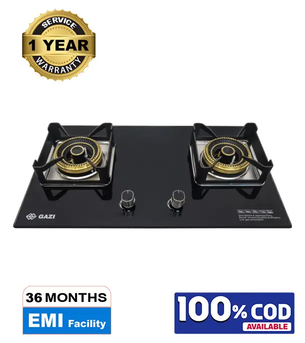 Buy Gazi Smiss Glass Gas Stove GA-BGS-17 Size 30 Inch Online at Best Price in Bangladesh	