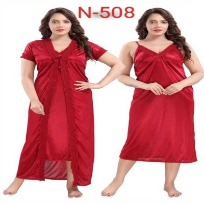Picture of 2 Part Stylish Comfortable Night Dress for Women New Design N-508