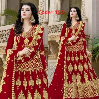 Picture of Georgette Embroidery Work Party Wear Party Dress For Women(1501)