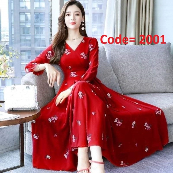 Picture of High Quality VIP Lilen Cotton Fabric And Printed Readymade Kurtis for Women.(2001)