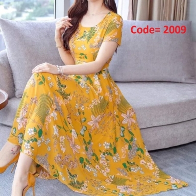 Picture of High Quality VIP Lilen Cotton Fabric And Printed Readymade Kurtis for Women.(2010)