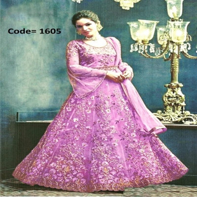 Picture of Maroon Georgette Embroidery Work Party Wear Party Dress For Women GN09(1605)