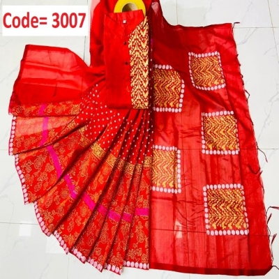 Picture of Block Printed Dhupian Silk Couple Set (3007)
