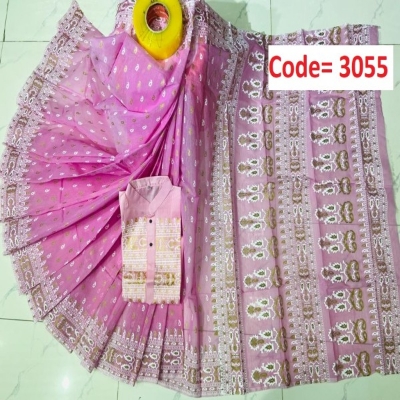 Picture of Block Printed Dhupian Silk Couple Set (3055)