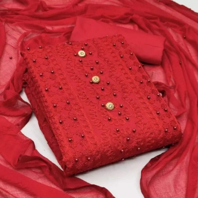 Picture of Ari Work embodari Cotton Stylish Gorgeous Three Piece Shalwar Kamiz Dresses AR-147