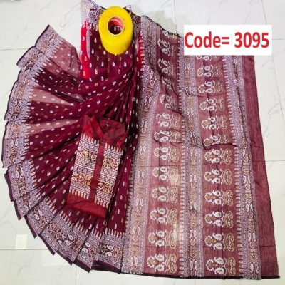 Picture of Block Printed Dhupian Silk Couple Set (3095)