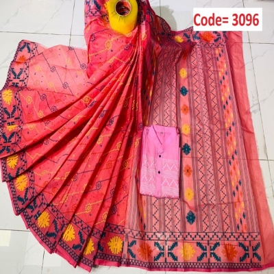 Picture of Block Printed Dhupian Silk Couple Set (3096)