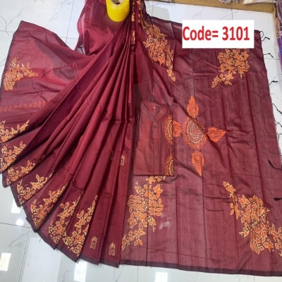 Picture of Block Printed Dhupian Silk Couple Set (3101)