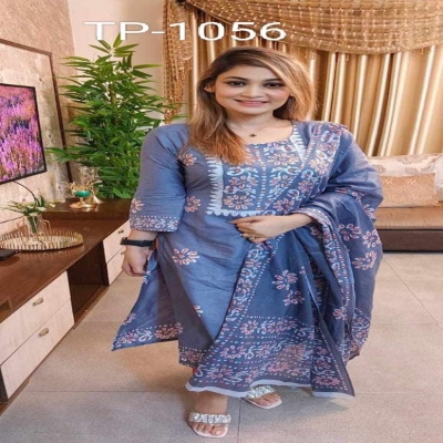 Picture of New exclushive collection 100% high qualitiey Cotton print THREE PIECE (1056)