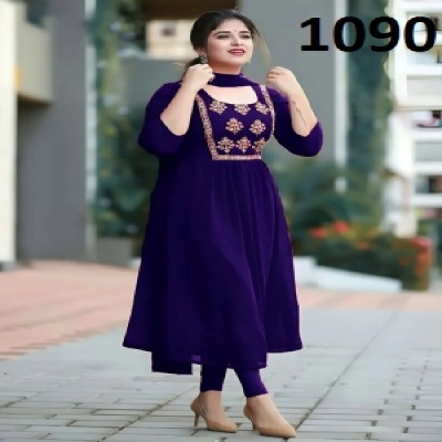 Picture of New Readymade Kameez Stylish Hot Kameez For Women Long Linen Kameez (1090)