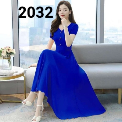 Picture of New Attractive Georjet Exclusive designed Gown 1piece long kurti For Stylish Women / Girls(1032)