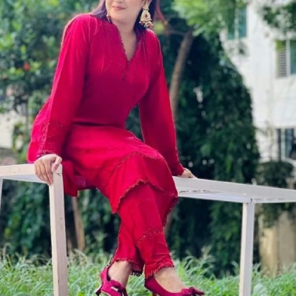 Picture of Fashionable Cotton Kurti Set (ku-14)