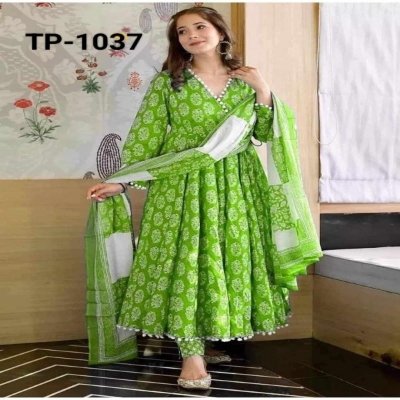 Picture of New exclushive collection 100% high qualitiey Cotton print THREE PIECE(TP-1037)