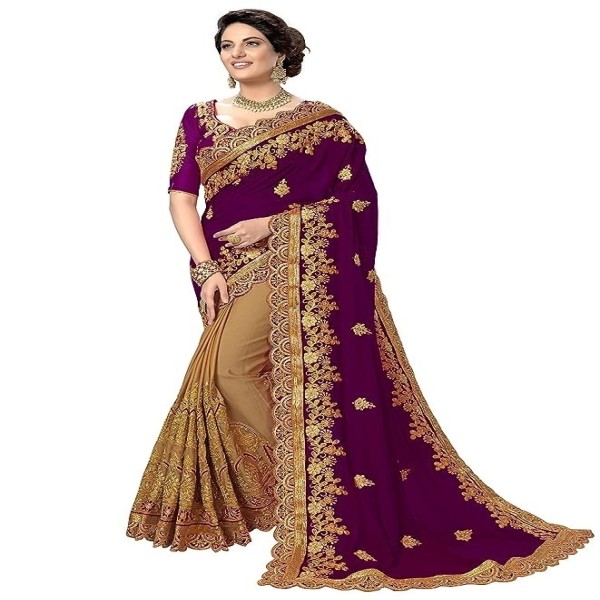 Picture of Indian Weightless Georgette Saree with Blouse piece(SS200)