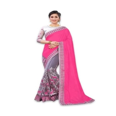 Picture of Indian Weightless Georgette Saree with Blouse piece(SS-142)