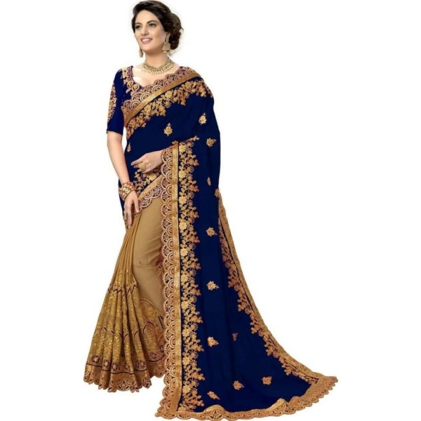 Picture of Indian Weightless Georgette Saree with Blouse piece(SS-107)