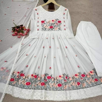 Picture of Georgette Embroidery Work Party Wear Party Dress For Women GR-05